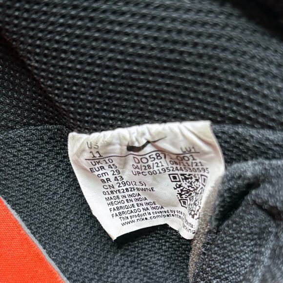 Nike Court Vision Mid Men's Black Yellow "Go the Extra Smile" Sneakers Size 11 - Picture 9 of 10